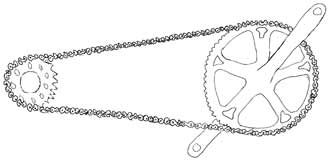 illustration mono braquet - © www.LesVelosDePatrick.com tous droits rservs